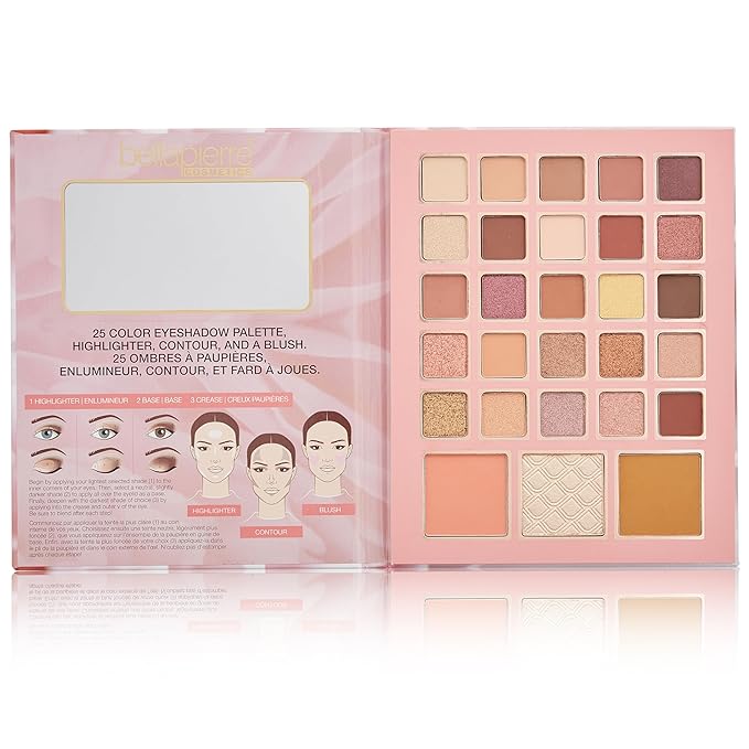 Bellapierre Satin Rose Face & Eye Book Palette