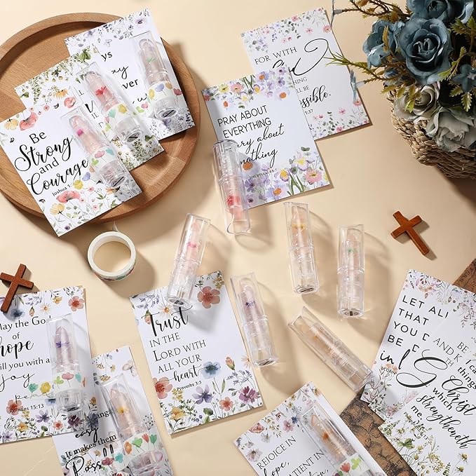 12 Sets Christian Lip Balms