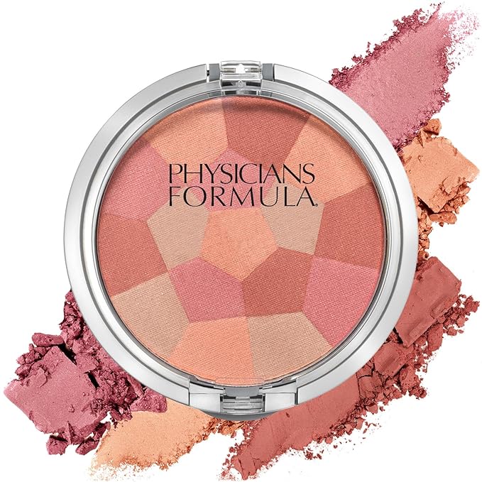 Physicians Formula Powder Palette Multi-Colored Blush Powder Blushing Berry, Dermatologist Tested