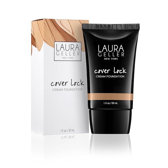 Laura Geller New York Cover Lock Cream Foundation, Foundation, Deep