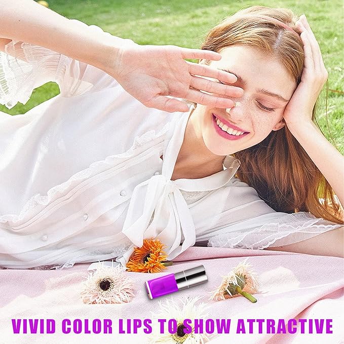 Plumping Lip Oil, 4PCS Hydrating Lip Glow Gloss Moisturizing Tinted Lip Balm Lasting Nourishing Protects Soothes, Comforts Transparent Lip Care Toot, Natural Ingredients Non-sticky Big Brush Glitter Primer Lip Tint (SET A)