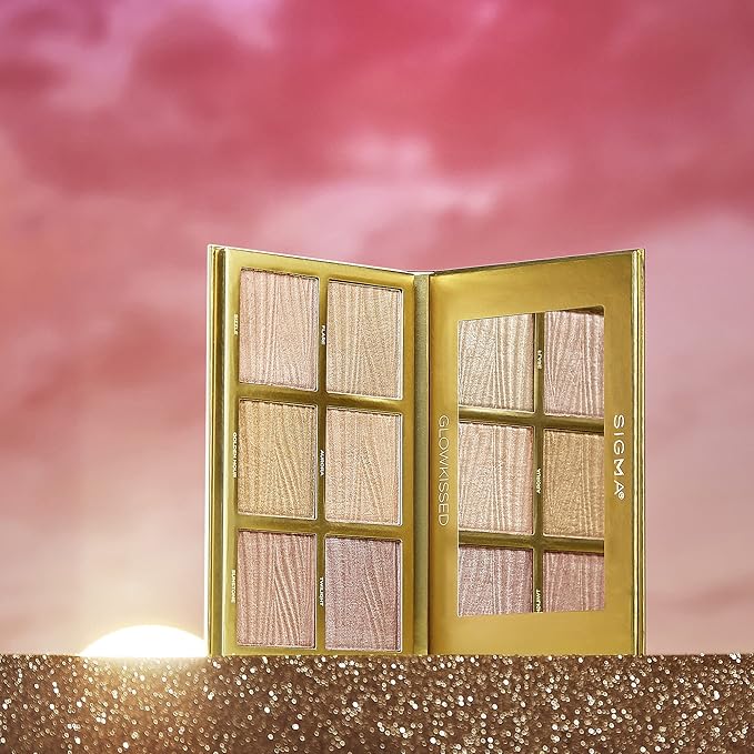 Sigma Beauty GlowKissed Highlight Palette | Highlighted Warm