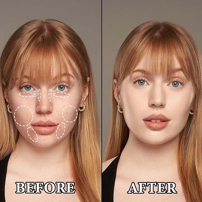 Color Correcting Concealer Palette,Concealer Contour Palette Long Lasting