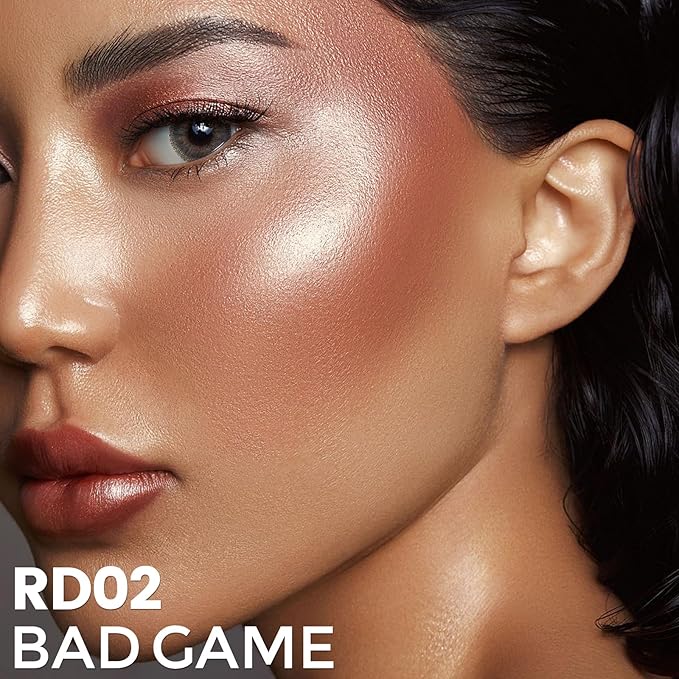 FOCALLURE Silky Cream Liquid Blush,Leaving a Matte Dewy