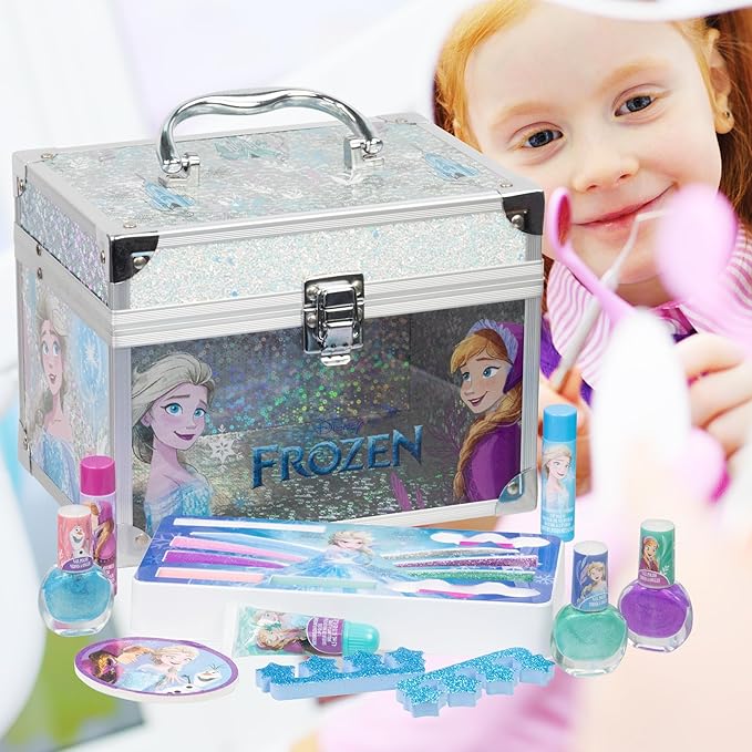 Disney Frozen Train Case Girls Beauty