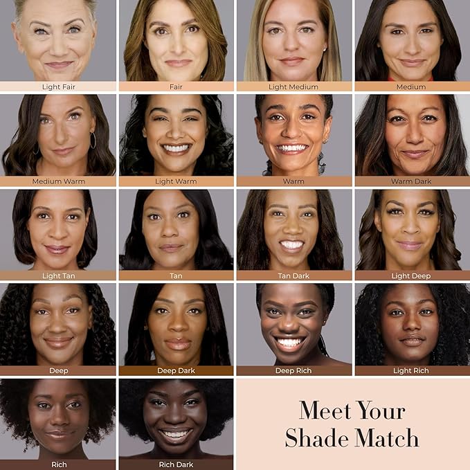 LUMINESS Silk Airbrush Spray Foundation & Buffing Brush - Deep)