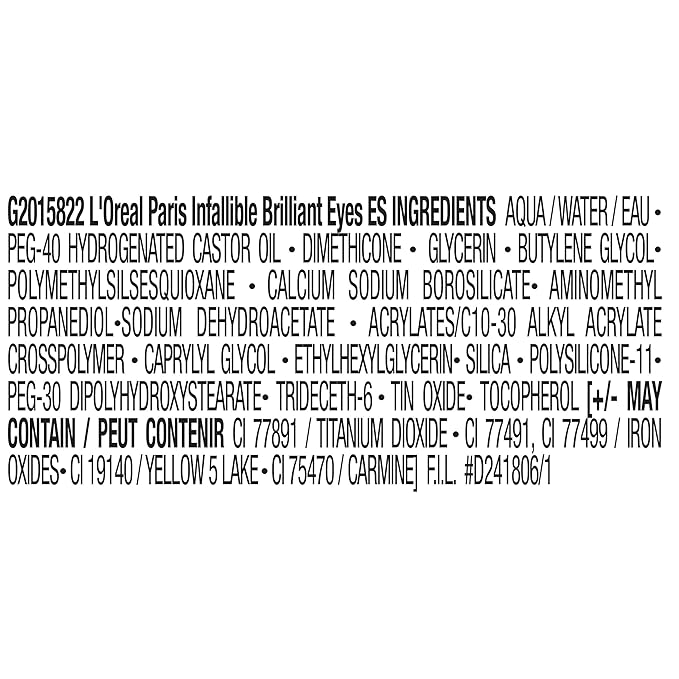L'Oreal Paris Brilliant Eyes Shimmer Liquid Eye Shadow, Longwearing Lasting Shimmer, Crease Resistant, Flake-Proof, Precision Applicator, Quick Dry, Non-Greasy, String of Pearls, 0.1 oz.
