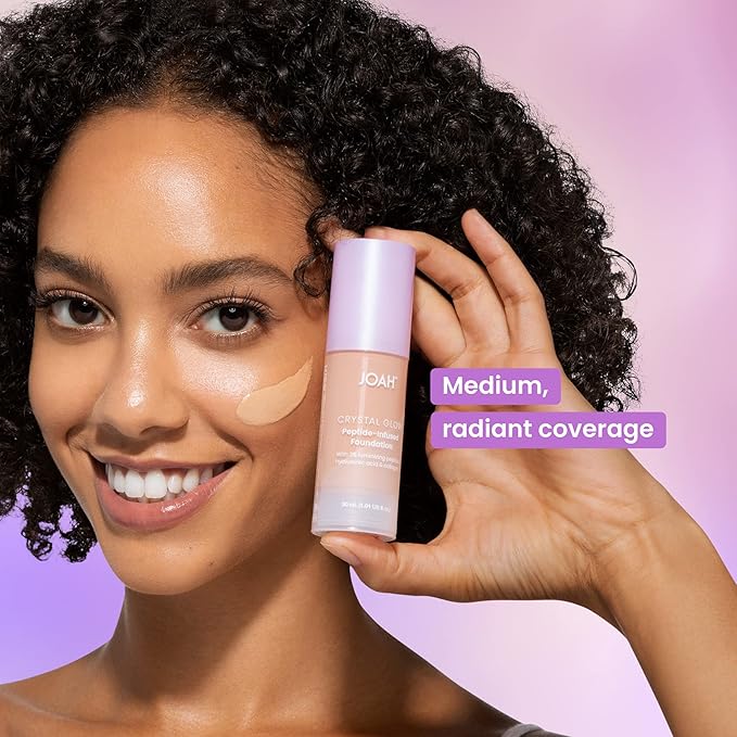 JOAH Peptide Infused Foundation, 2-1 Korean Face Makeup 1.01 Oz