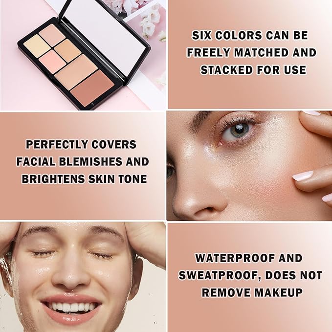 Cream Concealer Contour Makeup Palette Cream Foundation Palette