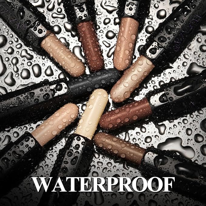 Neutral Eyeshadow Stick Makeup Set, Matte Cream Eye Shadow Eyeliner Brightener Pencil Crayon - Classic 6PCS A001