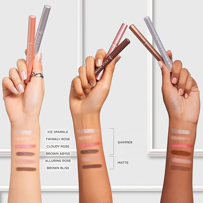 L'Oreal Paris Makeup Le Shadow Stick Eyeshadow, Blendable, Smudge-Resistant, Cream Eyeshadow, Brown Abyss, 0.05 Oz