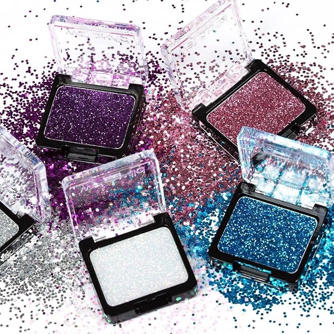 wet n wild Color Icon Eyeshadow Glitter - Ultra-Pigmented, Vitamin E Infused for a Silky-Smooth Moisturizing Application, Cruelty-Free & Vegan - Groupie