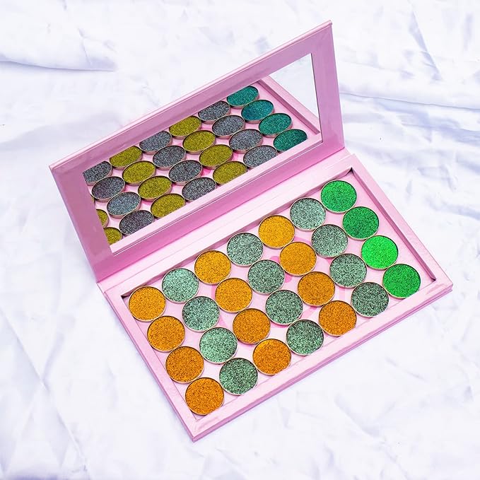 Empty magnetic palette with Mirror,Like a Book Fashionable