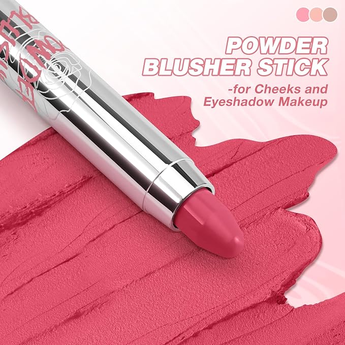 Boobeen Cream Blush Stick, Multi-Use Face Blush for & Blendable
