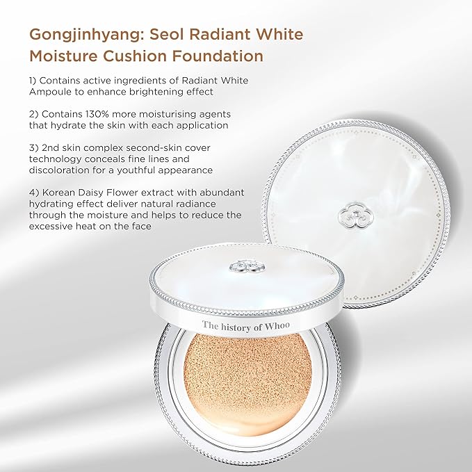 The History of Whoo Gongjinhyang: Seol Radiant White 13g