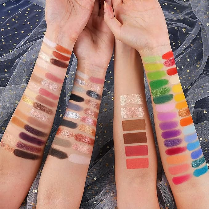 UCANBE 86 Colors Nude Eyeshadow Palette with 15pcs