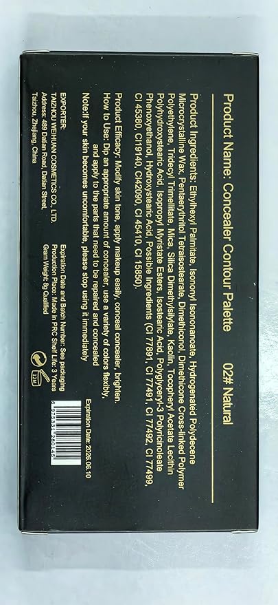 6 Colors Correcting Concealer Palette, Makeup Cream Contour