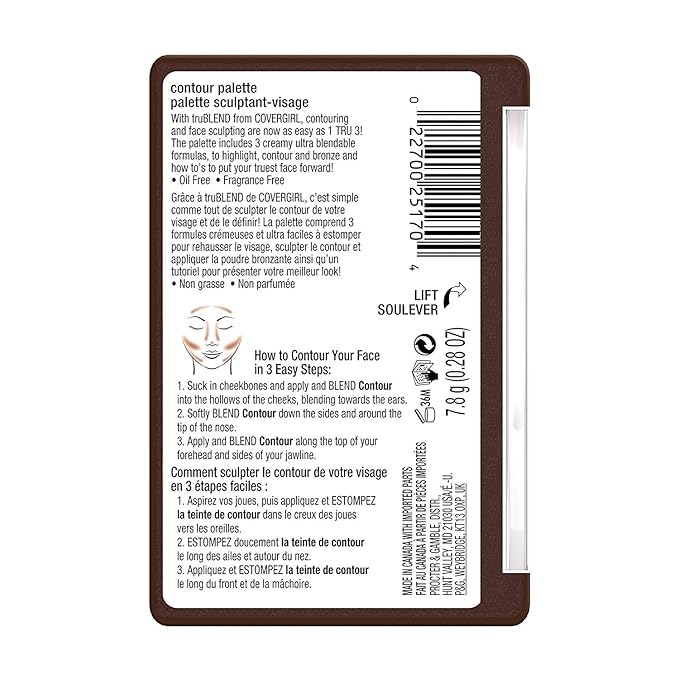 COVERGIRL Trublend Contour Palette Deep 0., 0.161 Pound 28 Oz