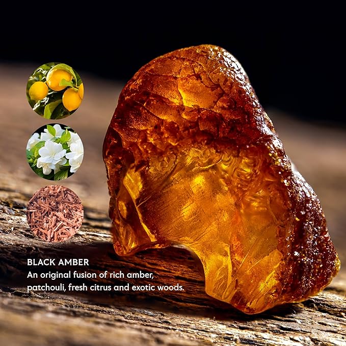 Mistral Bar Soap, Black Amber, Large Bar