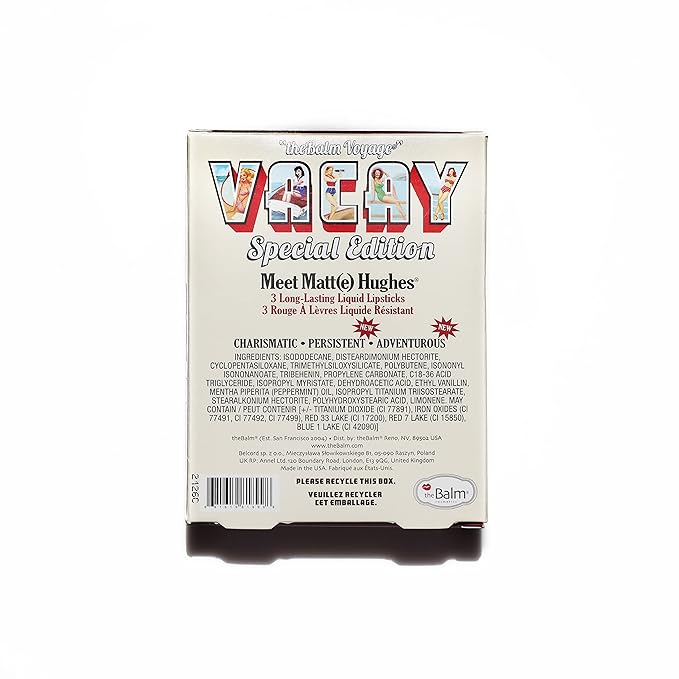 the Balm Voyage Vacay Matte Lip Trio Special 25oz