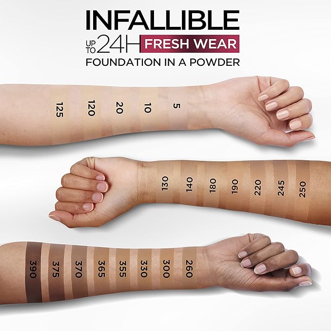 L'Oreal Paris Makeup Infallible Fresh Wear Foundation in Pearl, . 0.31 oz