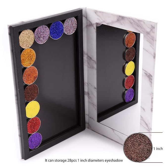 Magnetic Palette Marble Empty Makeup Palette with Mirror