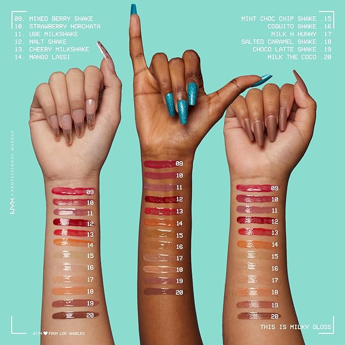 NYX PROFESSIONAL MAKEUP This Is Milky Gloss, Lip Gloss with 12 Hour Hydration, Vegan - Milk The Coco (Dark Chocolate)