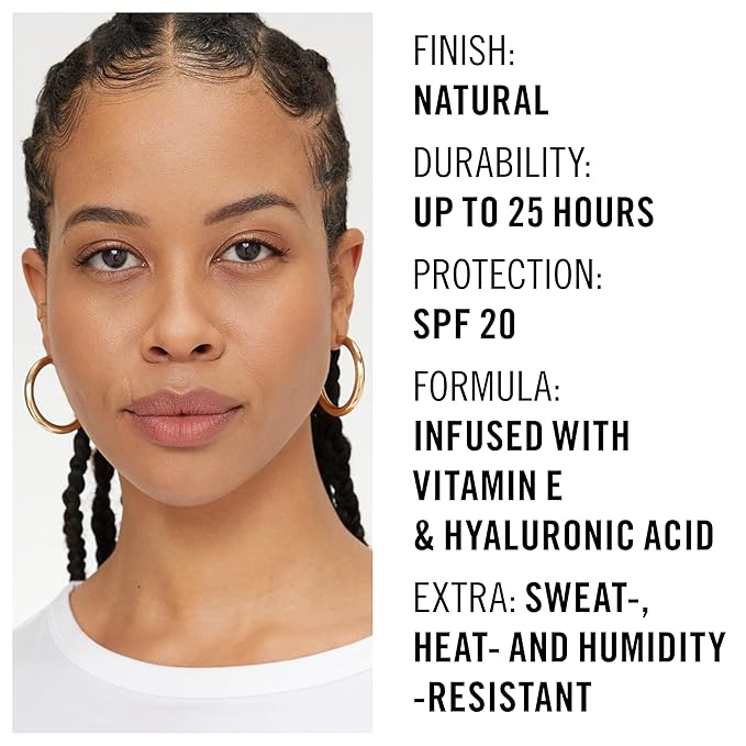 Rimmel London Lasting Finish 25HR - 400 Natural Coverage, Waterproof, 1oz