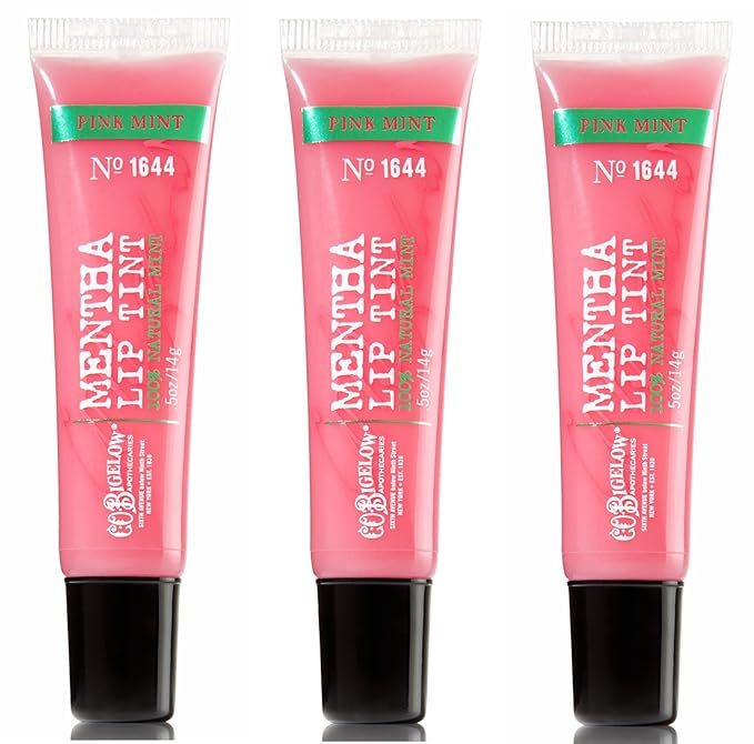 C.O. Bigelow 3 Pack Mentha Lip Tint Pink Lip