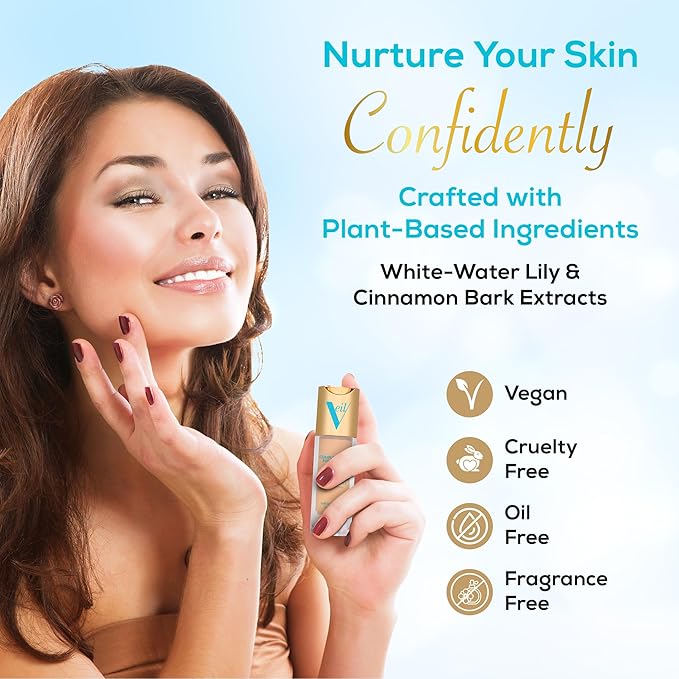 Veil Cosmetics Complexion Fix Liquid Foundation – Buildable Light Neutral)