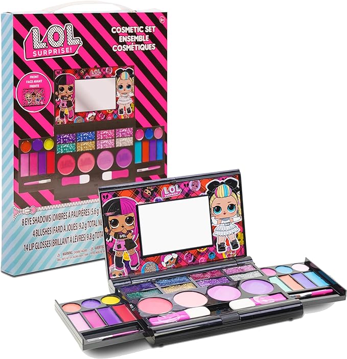 LOL Surprise Cosmetic Compact Set Includes Mirror, 14
