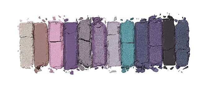 Rimmel London Magnif'Eyes Eyeshadow Palette, 12 Shades, Blendable Formula, Versatile, 008, Electric Violet, 0.5oz
