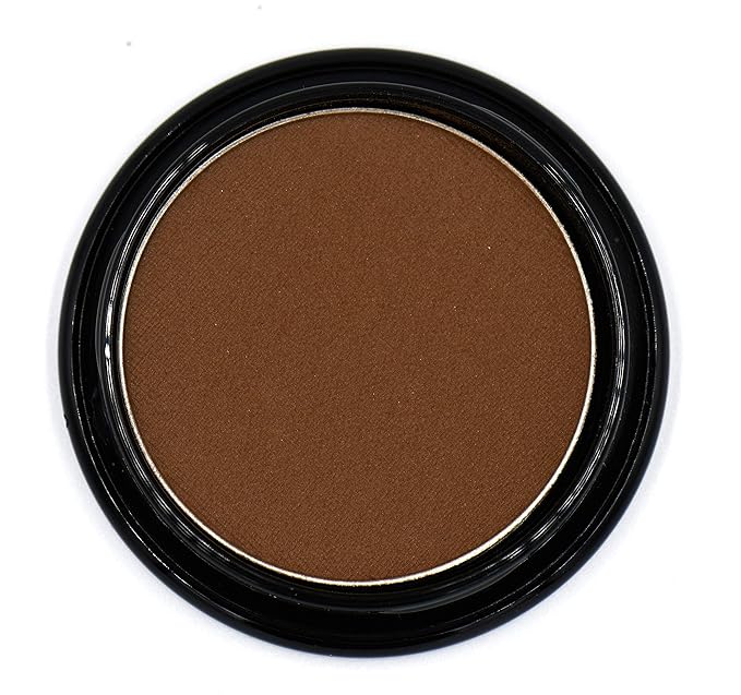 Chocolate Brown Chestnut Cocoa Matte Opaque Pressed Powder Single Vegan Eyeshadow; Talc, Paraben & Cruelty Free