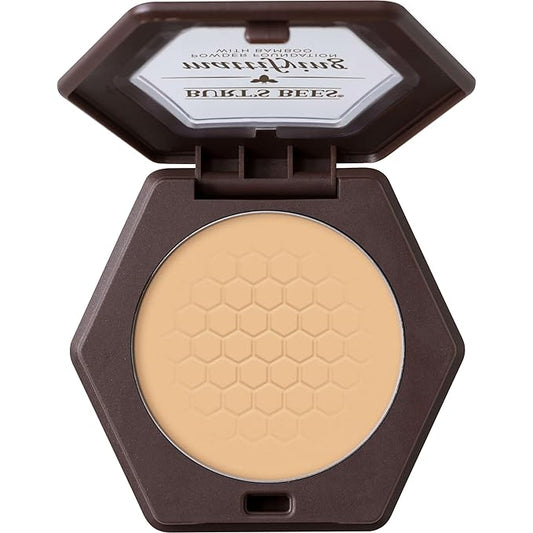 Burt’s Bees 100% Natural Mattifying Powder Foundation, Bare 0.3 Ounce