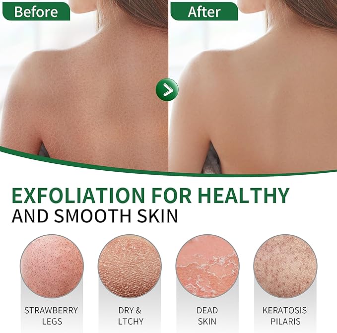 2 pcs deep exfoliating glove