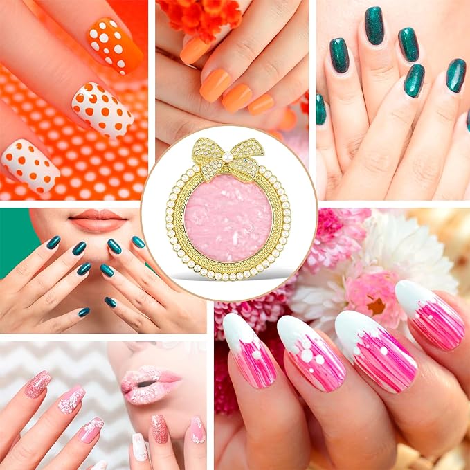 Resin Nail Art Palette, Nail Art Painting Mixed