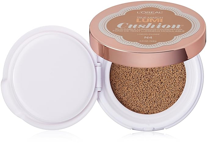 L'Oréal Paris True Match Lumi Cushion Foundation, N4 0.51 oz