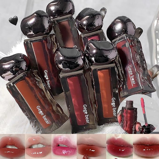 6 Colors Cute Lipstick Makeup Set, Plumping Lip Plumping