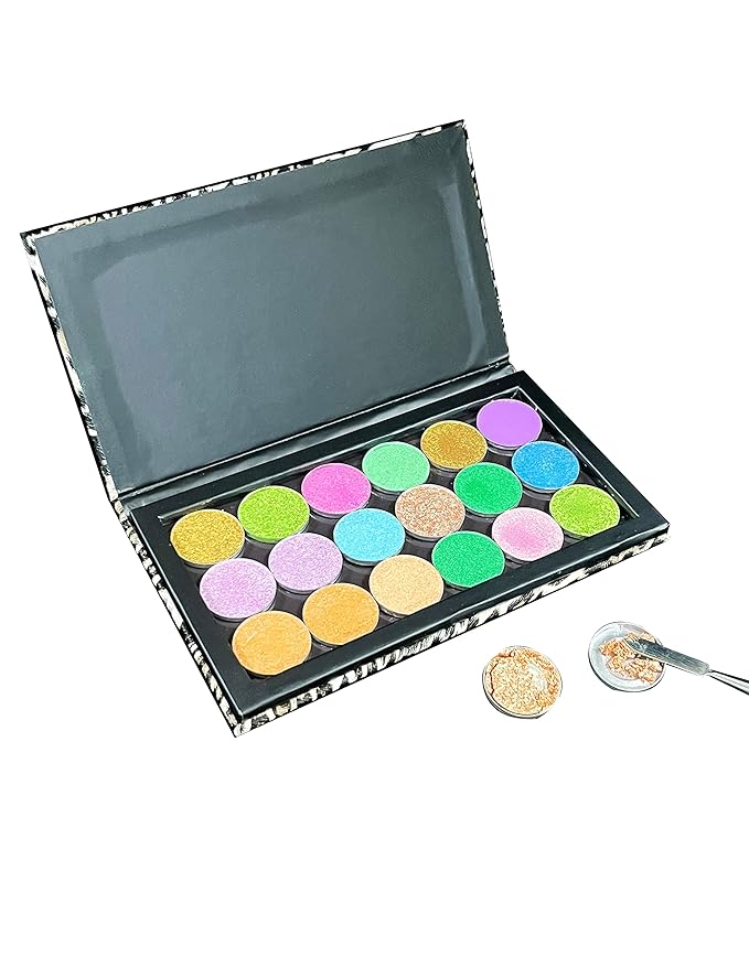 Mermaid Empty Magnetic Palette, Fish scale Empty Magnetic