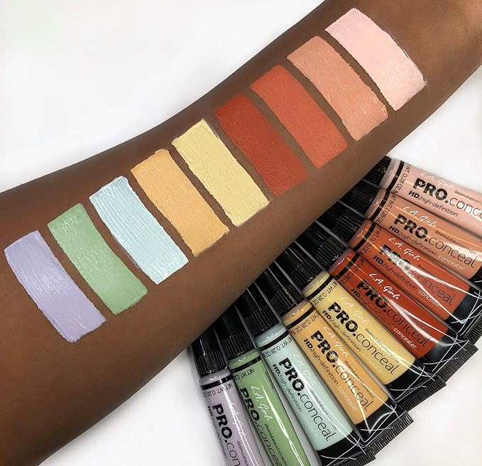 L.A. Girl Pro Conceal HD Concealer, Light Yellow 0.28 Ounce