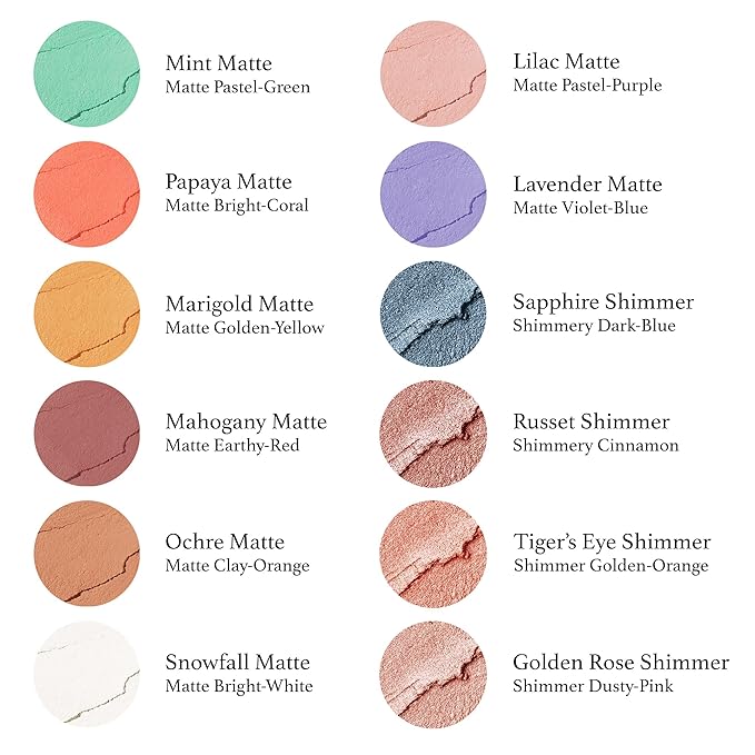 Julep Eyeshadow 101 Cream-to-Powder Waterproof Shadow Stick – Flame Shimmer – Long-Lasting, Crease-Proof, Warm Orange Toned Shimmer Cream Eyeshadow with Built-in Smudger