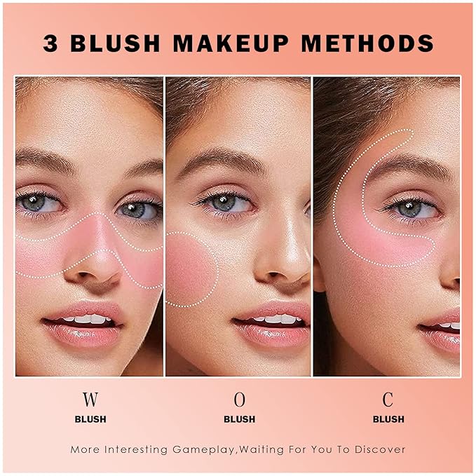 AKARY Soft Liquid Blush Makeup Lightweight, Velvet Beauty Wild Berry