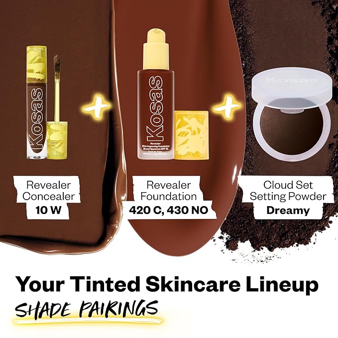 Kosas Revealer Concealer - Medium Coverage Makeup with 10 W)