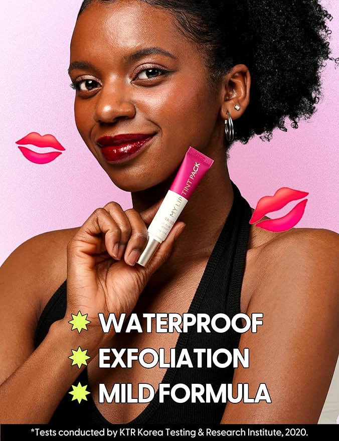 Lip My Tint Pack - Long Lasting Lip Stain Marker, Waterproof Lipstick (04. Brick Rose, 0.50 Fl Oz)