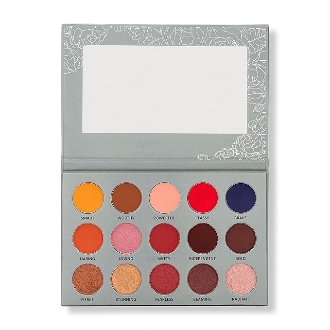 | 15 color pigmented blendable eyeshadow palette