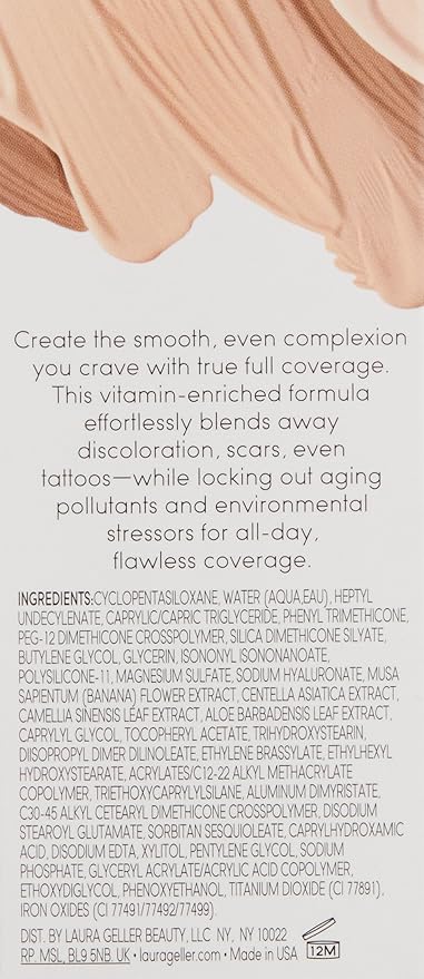 LAURA GELLER NEW YORK Cover Lock Cream Foundation, Foundation, Tan