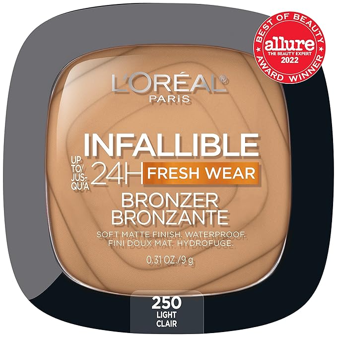 L'Oreal Paris Infallible Up to 24H Fresh Wear sweatproof, Light, 0.31 oz