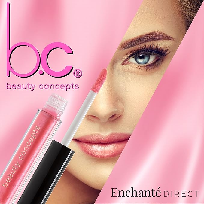 Beauty Concepts Lip Gloss Collection – Shimmering, Glossy Lip Makeup Set for a Radiant Finish, Neutral