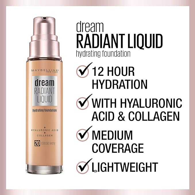 Maybelline New York Dream Radiant Liquid Medium Coverage Fl Oz