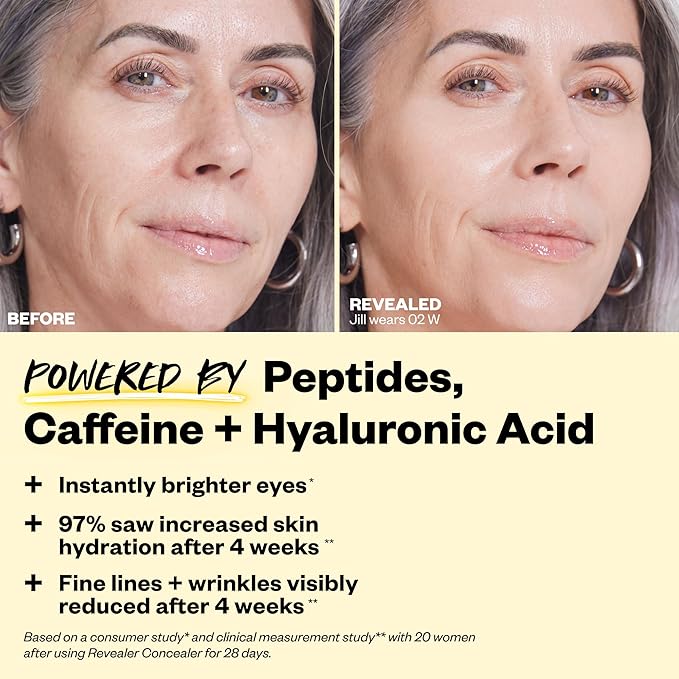 Kosas Revealer Concealer - Medium Coverage Makeup with 07 N)